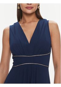 Rinascimento Sukienka wieczorowa CFC0117736003 Granatowy Regular Fit. Kolor: niebieski. Materiał: syntetyk. Styl: wizytowy
