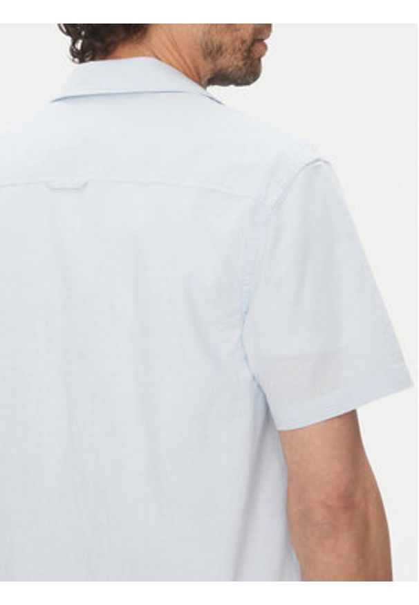 Tommy Jeans Koszula DM0DM20895 Błękitny Regular Fit. Kolor: niebieski. Materiał: bawełna