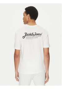 Jack & Jones - Jack&Jones Komplet t-shirt i szorty sportowe Beau 12277466 Biały Relaxed Fit. Kolor: biały. Materiał: bawełna. Styl: sportowy #7