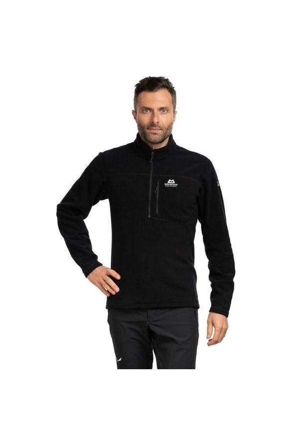 MOUNTAIN EQUIPMENT - Bluza trekkingowa męska Micro Zip T. Typ kołnierza: kołnierzyk stójkowy. Kolor: czarny. Materiał: materiał. Sezon: zima. Sport: wspinaczka
