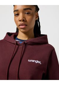 Wrangler - WRANGLER DAMSKA BLUZA REGULAR HOODIE DAHLIA 112356460 W6S4018506 #5
