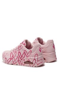 skechers - Skechers Sneakersy Uno Spread The Love 155507/LTPK Różowy. Kolor: różowy. Materiał: skóra #4