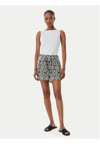 Vero Moda Top Panda 10314416 Biały Slim Fit. Kolor: biały. Materiał: bawełna #5