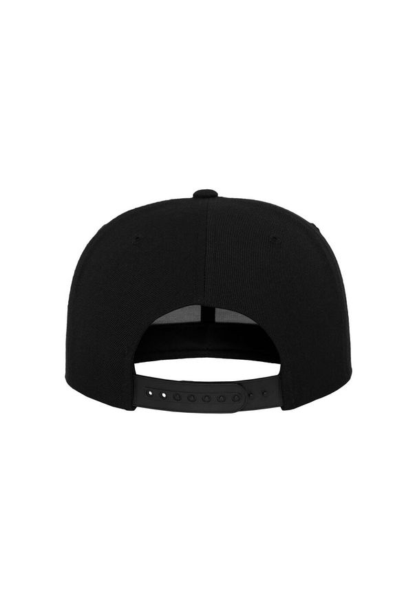 FLEXFIT - Klasyczna Czapka Snapback Dla Dorosłych Unisex. Kolor: czarny. Styl: klasyczny
