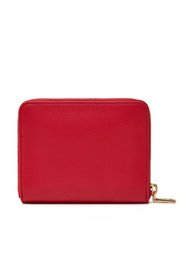 Love Moschino - LOVE MOSCHINO Mały Portfel Damski JC5702PP1MLD0500 Czerwony. Kolor: czerwony. Materiał: skóra