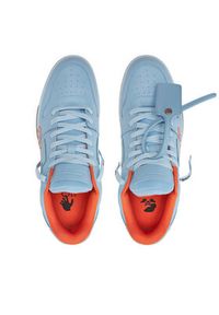 OFF-WHITE - Off-White Sneakersy OMIA189S22LEA0044020 Błękitny. Kolor: niebieski. Materiał: skóra #4