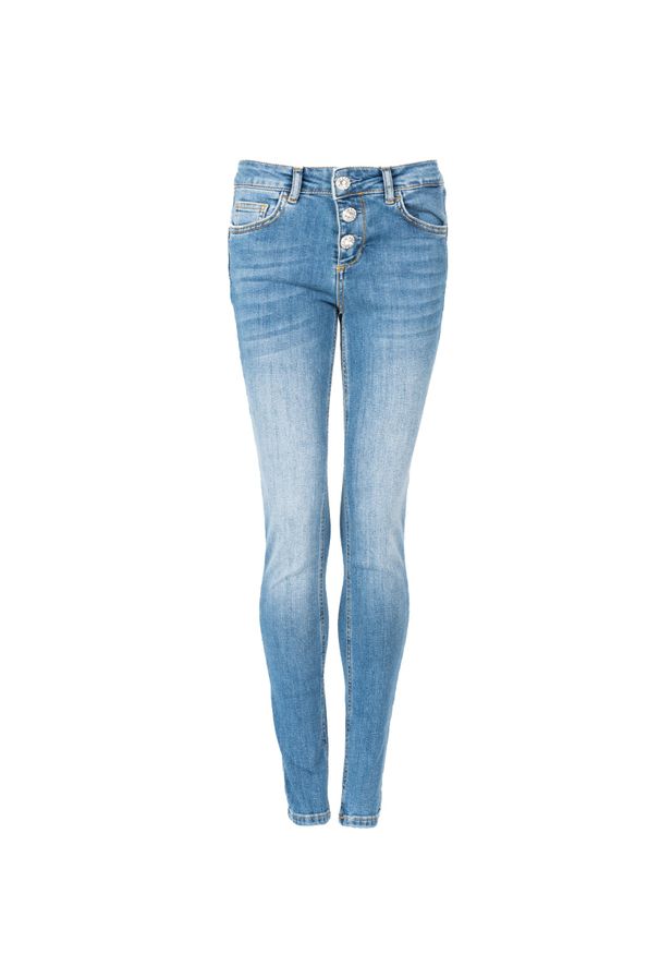 Liu Jo Jeansy "Divine" | UF2034 D4391 | Kobieta | Niebieski. Kolor: niebieski. Długość: długie. Styl: elegancki