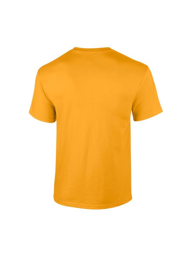 GILDAN - Ultra Bawełniana Koszulka Unisex Dla Dorosłych. Kolor: żółty. Materiał: bawełna