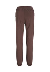 JJXX Spodnie dresowe 12223960 Brązowy Relaxed Fit. Kolor: brązowy. Materiał: bawełna, dresówka, syntetyk #6