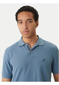 Nautica Polo Cabin NCCR0110 Niebieski Classic Fit. Typ kołnierza: polo. Kolor: niebieski. Materiał: bawełna #4