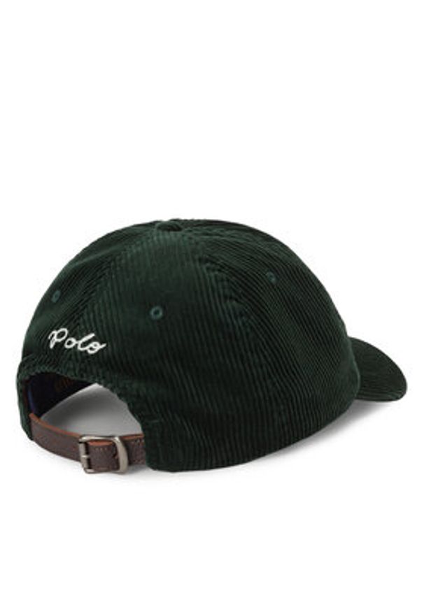 Polo Ralph Lauren Czapka z daszkiem 211A87348001 Zielony. Kolor: zielony. Materiał: materiał, bawełna