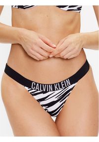 Calvin Klein Swimwear Dół od bikini KW0KW02115 Kolorowy. Materiał: syntetyk. Wzór: kolorowy #1