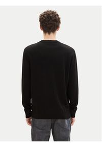 Tom Tailor Denim Sweter 1042509 Czarny Regular Fit. Kolor: czarny. Materiał: bawełna #4