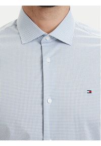 TOMMY HILFIGER - Tommy Hilfiger Koszula Gingham MW0MW42931 Niebieski jasny Regular Fit. Kolor: niebieski. Materiał: bawełna #4