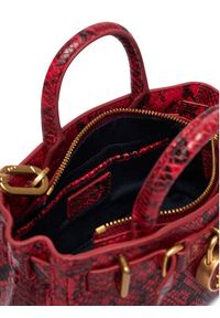 TOMMY HILFIGER - Tommy Hilfiger Torebka American Icon Micro Tote Snake AW0AW18820 Czerwony. Kolor: czerwony. Materiał: skórzane #6