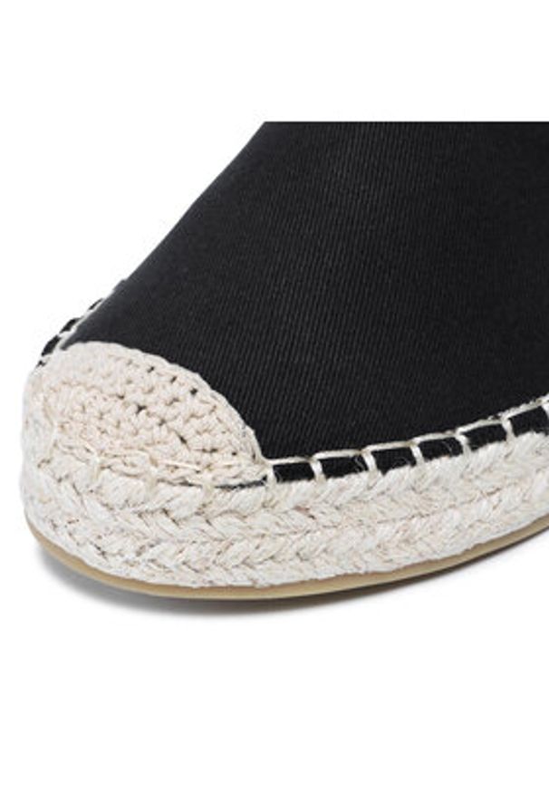 Jenny Fairy Espadryle WSS990-106 Czarny. Kolor: czarny. Materiał: materiał