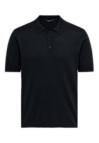 Only & Sons Polo Wyler 22022219 Granatowy Regular Fit. Typ kołnierza: polo. Kolor: niebieski. Materiał: wiskoza #3