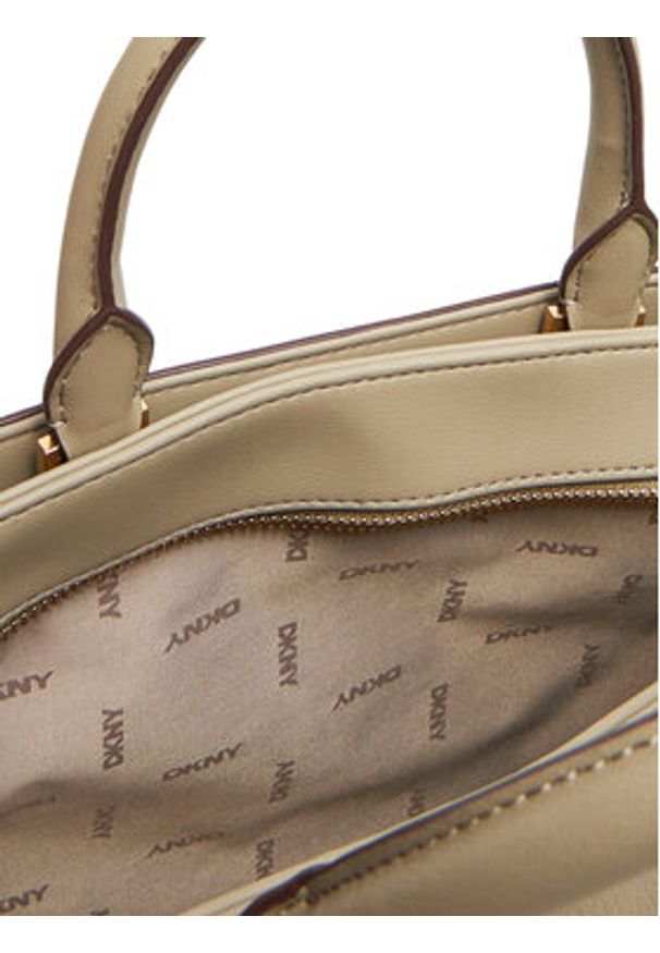 DKNY Torebka R44DAI68 Brązowy. Kolor: brązowy. Materiał: skórzane