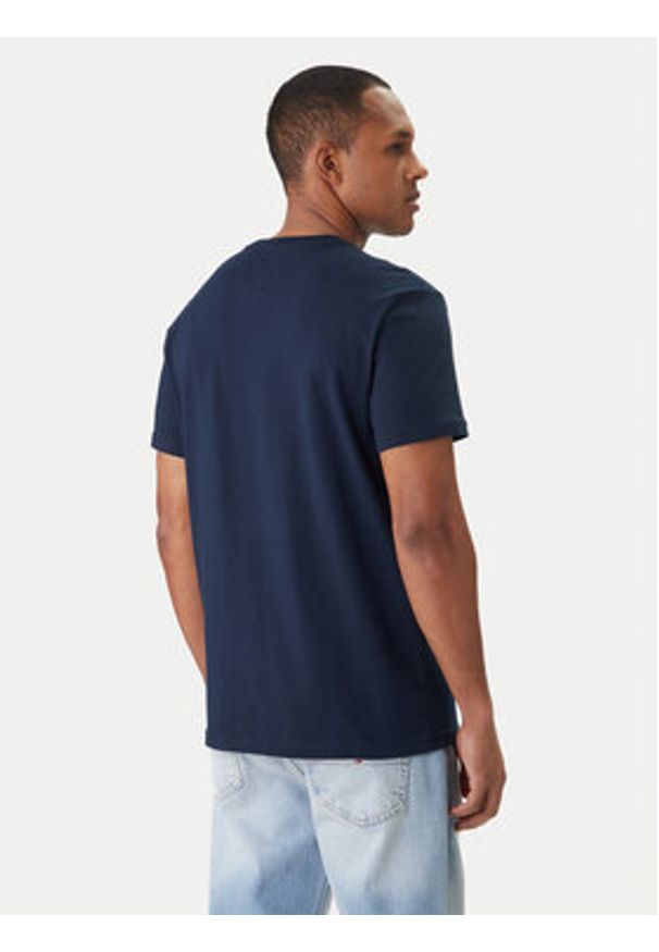 Tommy Jeans T-Shirt DM0DM22539 Granatowy Regular Fit. Kolor: niebieski. Materiał: bawełna