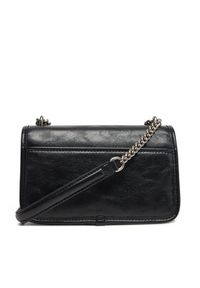 Calvin Klein Jeans Torebka Chain Mini Ew Flap LV04K3085G Czarny. Kolor: czarny. Materiał: skórzane #4