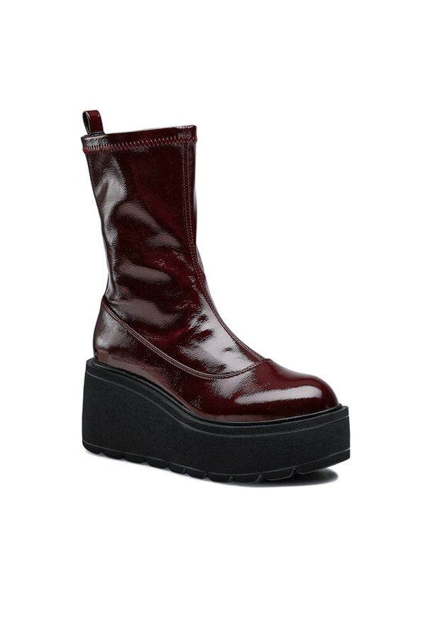 Jenny Fairy Botki LS5796-02A Bordowy. Kolor: czerwony. Materiał: skóra