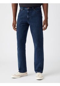 Wrangler - WRANGLER TEXAS SLIM MĘSKIE SPODNIE JEANSOWE BLUE GAMBIT W12SLR29F