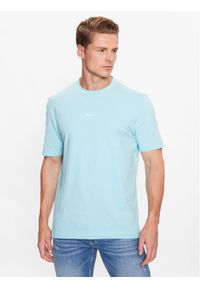BOSS - Boss T-Shirt 50473278 Błękitny Relaxed Fit. Kolor: niebieski. Materiał: bawełna #1