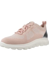 Tenisówki Geox Model 09tbn D Spherica Kolor Rose. Kolor: różowy. Materiał: syntetyk, tkanina