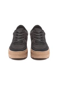 Renee - Czarne Sneakersy Riparian Rights. Nosek buta: okrągły. Zapięcie: sznurówki. Kolor: czarny. Szerokość cholewki: normalna. Wzór: jednolity. Sezon: wiosna, jesień #4