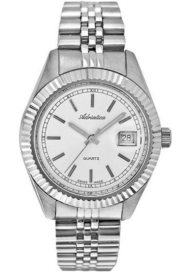 Zegarek Adriatica Zegarek damski Adriatica A3090.5113Q srebrny. Kolor: srebrny