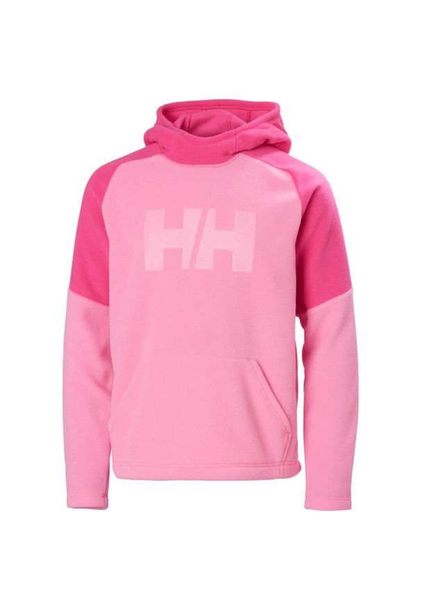 Bluza z kapturem dla dzieci Helly Hansen Daybreaker. Typ kołnierza: kaptur. Kolor: różowy