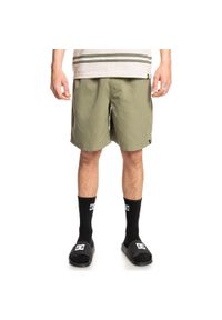 DC Shoes - Spodenki z elastyczną talią STRYKER 18" Mężczyźni. Kolor: zielony. Materiał: poliester, materiał
