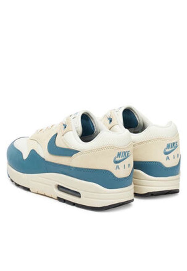 Nike Sneakersy Aire Max 1 ESS FZ5808 Écru. Kolor: kremowy. Materiał: skóra, zamsz