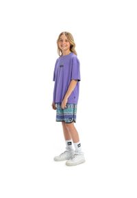 Quiksilver - Spodenki boardshort dla Chłopcy SURFSILK SCALLOP 17" Fioletowy. Kolor: fioletowy. Materiał: elastan, poliester