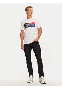 Pepe Jeans T-Shirt Red Bull Racing RM500001 Biały Regular Fit. Kolor: biały. Materiał: bawełna #4