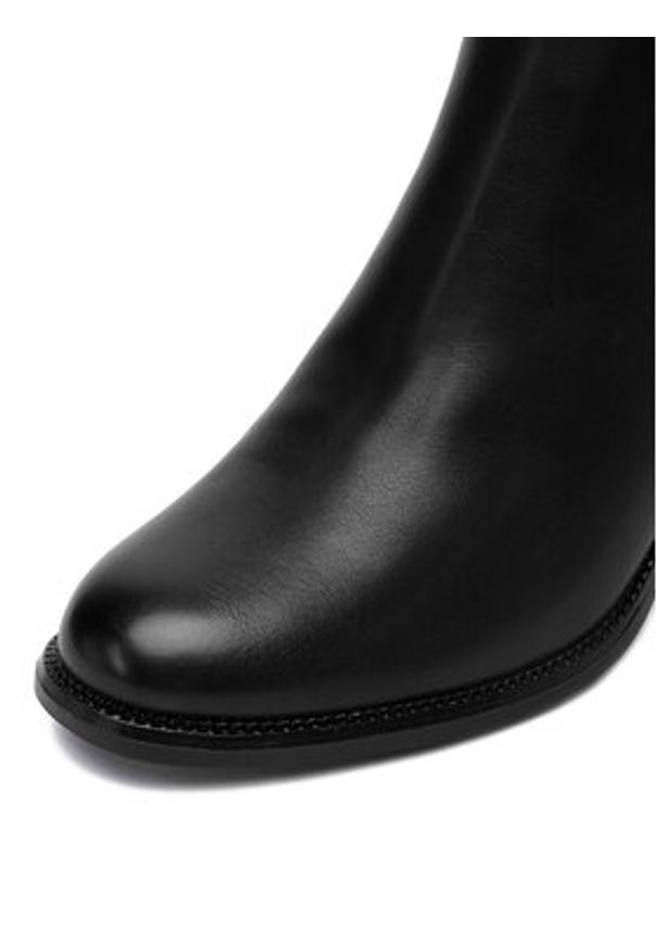 DeeZee Botki 60162-3 Czarny. Kolor: czarny. Materiał: materiał, syntetyk