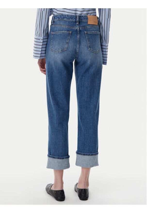 ViCOLO Jeansy DD5059 Niebieski Straight Leg. Kolor: niebieski