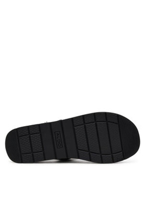 Aldo Sandały Silyia 13543044 Czarny. Kolor: czarny. Materiał: skóra