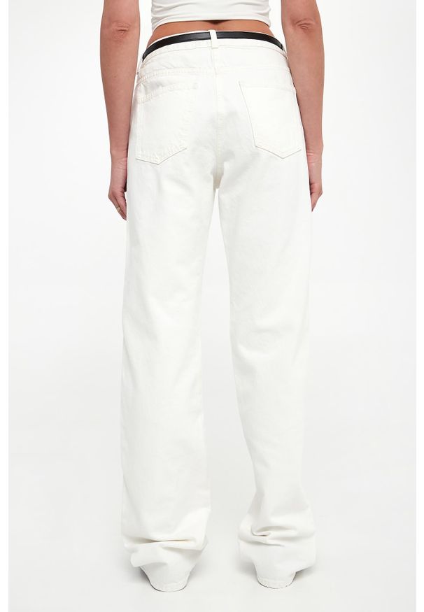 Elisabetta Franchi - Jeansy damskie z paskiem ELISABETTA FRANCHI