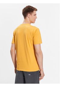 Quiksilver T-Shirt Between The Lines EQYZT07216 Żółty Regular Fit. Kolor: żółty. Materiał: bawełna