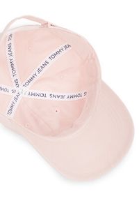 Tommy Jeans Czapka z daszkiem Tjw Heritage Plaque Cap AW0AW16986 Różowy. Kolor: różowy. Materiał: bawełna, materiał