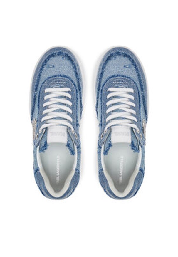 Karl Lagerfeld - KARL LAGERFELD Sneakersy KL63523 Niebieski. Kolor: niebieski. Materiał: materiał