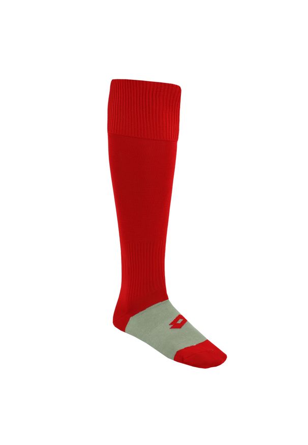 Skarpetogetry do piłki nożnej LOTTO DELTA TRAINING. Kolor: czerwony. Sport: piłka nożna