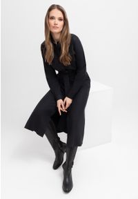 Volcano - Sukienka koszulowa szmizjerka G-VILLA. Okazja: na co dzień, do pracy, na spotkanie biznesowe. Materiał: włókno, bawełna, wiskoza, materiał. Długość rękawa: długi rękaw. Wzór: gładki. Typ sukienki: szmizjerki, koszulowe. Styl: biznesowy, klasyczny, casual, elegancki #1