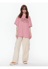 BDG Urban Outfitters T-Shirt BDG MOSQUITO RANGE DAD T 76471770 Różowy Oversize. Kolor: różowy. Materiał: bawełna