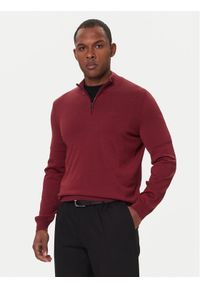 BOSS Sweter H-Hestro 50549986 Czarny Regular Fit. Kolor: czarny. Materiał: wełna