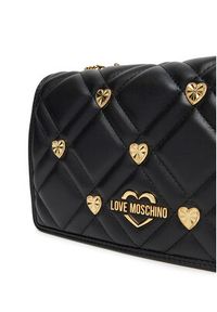 Love Moschino - LOVE MOSCHINO Torebka JC4120PP1MLI0000 Czarny. Kolor: czarny. Materiał: skórzane #6