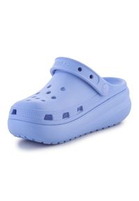 Chodaki Crocs Classic Cutie Clog K Jr 207708-5Q6 niebieskie. Kolor: niebieski. Materiał: materiał. Obcas: na platformie. Styl: klasyczny #5