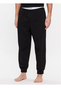 Calvin Klein Underwear Spodnie piżamowe 000NM2302E Czarny Regular Fit. Kolor: czarny. Materiał: bawełna
