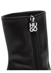 Hugo - HUGO Botki Katniss 50523182 Czarny. Kolor: czarny. Materiał: skóra